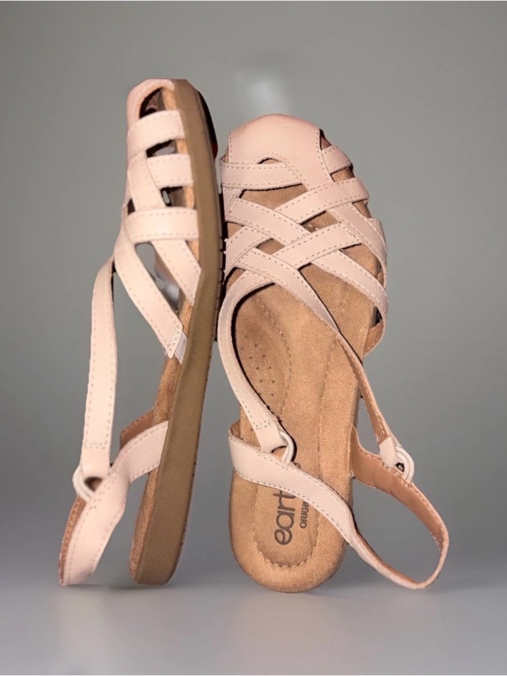 Earth Origins Women’s Pale Pink Slingback Sandals